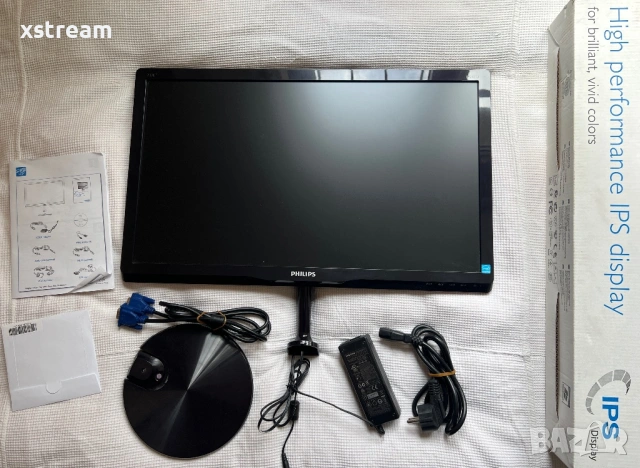 Philips 237E4 IPS LED Display LCD Монитор 23” 1080p FullHD, снимка 7 - Монитори - 53986984