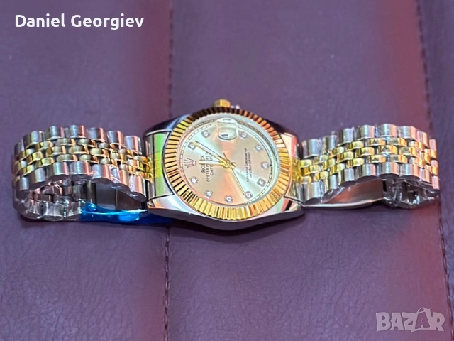 Нов Часовник Rolex Datejust Perpetual Two Tone 36mm, снимка 3 - Мъжки - 53925703