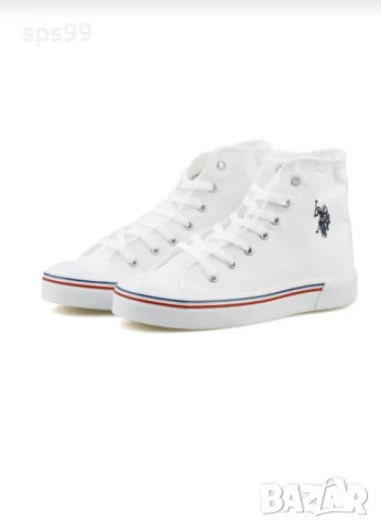 U.S. POLO ASSN дамски високи кецове , снимка 2 - Маратонки - 50885533