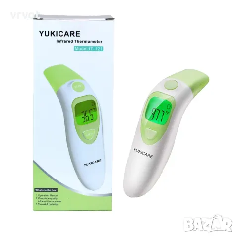 БЕЗКОНТАКТЕН ТЕРМОМЕТЪР YUKICARE IT-121, МОНОХРОМЕН ДИСПЛЕЙ, ПАМЕТ С ДО 20 СЕТА, ЗВУКОВА АЛАРМА, снимка 4 - Други - 49396215