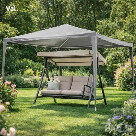 Просторна градинска шатра - стабилна конструкция и водоустойчива рамка, снимка 11 - Други - 53779896