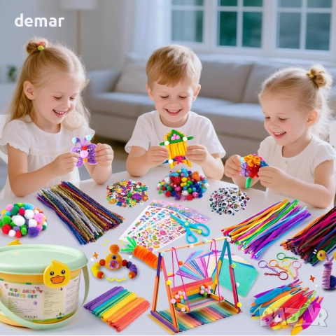 Комплект за занаяти „Направи си сам“ за деца Sundaymot, 3-12 години, снимка 7 - Образователни игри - 51756018