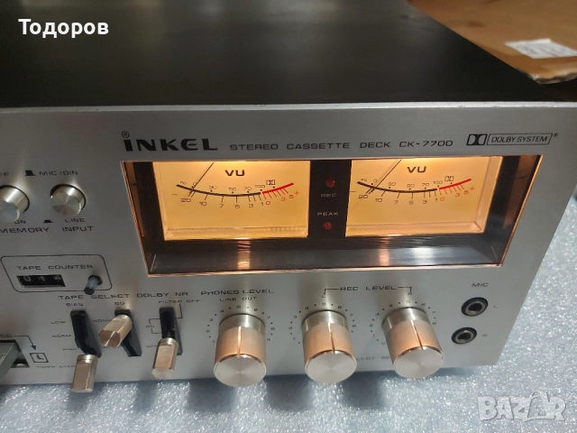 Inkel CK-7700 Vintage Stereo Cassette Deck , снимка 4 - Декове - 52513902