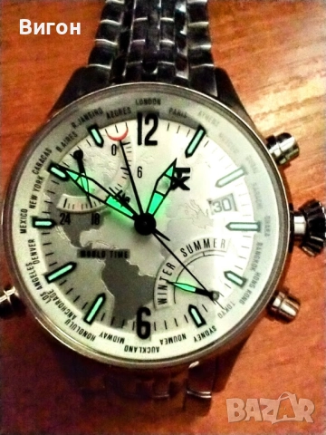 TX Techno Luxury World Time And Season T3B821, снимка 7 - Луксозни - 52813104
