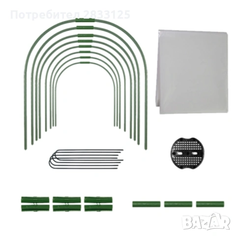 Мини оранжерия - сгъваема, практична и идеална за всеки градинар - 1,8 х 6м, снимка 9 - Оранжерии - 53660992