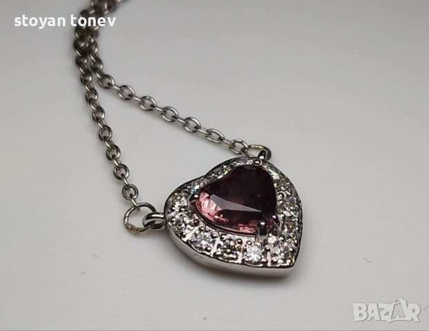 „Магично сърце“ – Ръчно изработено бижу с истинска магия в центъра!, снимка 3 - Колиета, медальони, синджири - 53775686