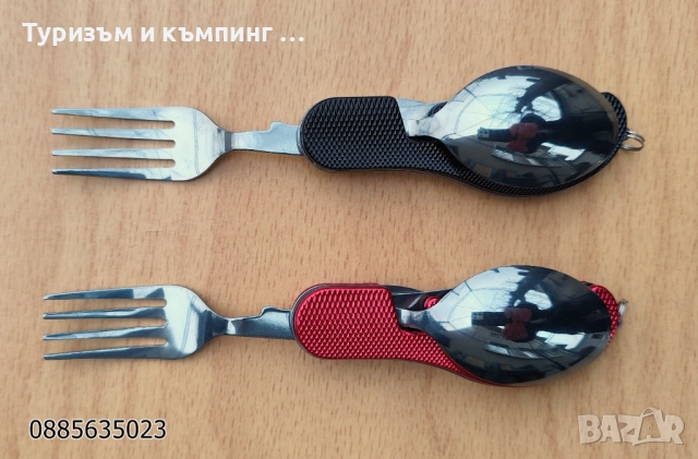 Туристическо ножче / вилица, лъжица /, снимка 5 - Ножове - 53342976