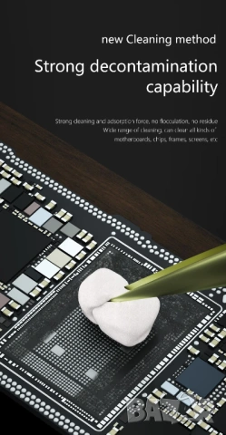 MaAnt MY-065 мини почистващи нано гъбки с висока плътност за почистване на SMD фина електроника, снимка 7 - Друга електроника - 53999782