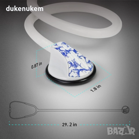 Кардиологичен стетоскоп с единична глава – идеален за кръвно налягане и домашна диагностика, снимка 5 - Уреди за диагностика - 52606907