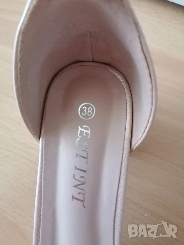 Дамски официални сандали на нисък ток, снимка 4 - Сандали - 50749138