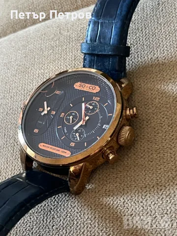 SO&CO New York Miyota Movement ЧИСТО НОВ!, 150 лв, снимка 8 - Мъжки - 49495788