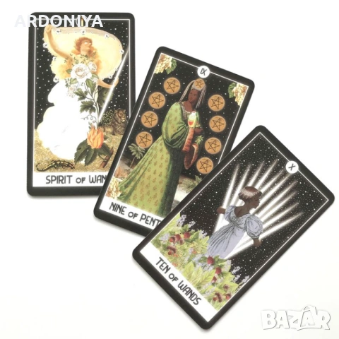 The Intuitive Night Goddess Tarot - карти Таро, снимка 7 - Езотерика - 54161357