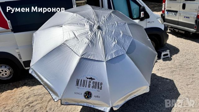 Продавам плажен чадър "Maui&Sons"., снимка 7 - Градински мебели, декорация  - 46405177
