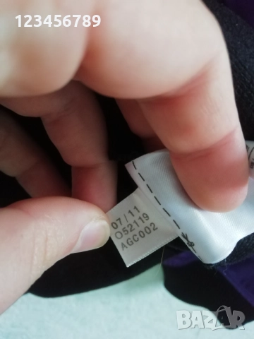 Adidas Chile 62 оригинално мъжко черно-лилаво горнище размер S Vintage Trefoil ретро блестящо , снимка 9 - Спортни дрехи, екипи - 52185125
