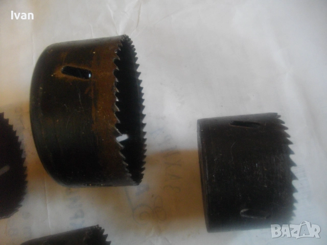 Немска боркорона за кръгли отвори от ф38мм до ф102мм Старо качество масивни, снимка 14 - Други инструменти - 51555562