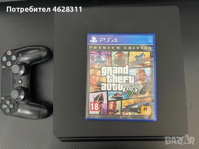 PlayStation4+Grand Theft Auto 5, снимка 2 - PlayStation конзоли - 52119753