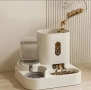 Диспенсър за храна и вода за кучета и котки, вода 1 л, храна 2,3 л, снимка 3