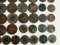 Лот 45 броя медни османски монети, снимка 4