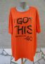 4XL /5XL Нова тениска в оранжево червено , снимка 1 - Тениски - 45830151