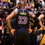 Nike NBA Lakers LeBron - Оригинален мъжки баскетболен потник р-р L, снимка 1