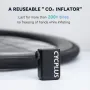 CYCPLUS Малка помпа за велосипеди Преносима Ultra-Mini 100PSI електрич помпа за вел Тип-C акум бат, снимка 4