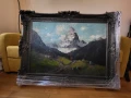 Стара картина 1890г. немски автор, снимка 1