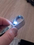 Бижутерска лупа 30x-21mm с LED осветление - Като нова, снимка 4