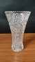 Кристална ваза с богат релеф, снимка 1