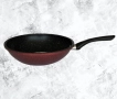 Тиган Уок Rosberg R51320G26, 26см., Мраморно покр., Индукция, Бордо меланж, снимка 4