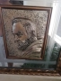 барокова сребърна картина от Италия 48,5/55, снимка 2