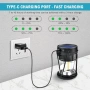 Соларна къмпинг лампа ELUTENG 2в1 с Power Bank 3000 mAh, снимка 6