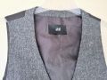 H&M Wool Vest / S* / мъжки елегантно официален елек с вълна / състояние: ново, снимка 11