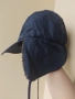 Kappa 100% оригинална мъжка зимна шапка тип ушанка с козирка, снимка 2