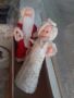 Дядо Мраз и Снежанка комплект български кукли, снимка 1