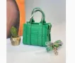 Мини The Tote Bag зелена чанта, снимка 3