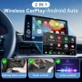Нов Мини безжичен CarPlay донгъл Android Auto 3–5 сек авто връзка кола, снимка 9