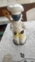Порцеланова фигура готвач 1980 г h 30cm, снимка 4