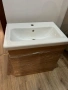 мивка с долен висящ шкаф за баня нови, снимка 8