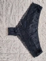 Hunkemoller XL Черна дантелена изрязана бикина , снимка 4