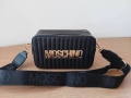 Луксозна Черна чанта/реплика Moschino код IM91J, снимка 3