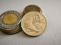 Монета - Нова Зеландия - 20 цента | 1966г.