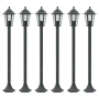 Sonata Градински стълбове, 6 броя, E27, 110 см, снимка 1