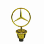 Емблема мерник за Mercedes Benz Gold Logo, снимка 1 - Аксесоари и консумативи - 45059315