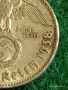 Сребърна монета 5 райхсмарки 1938г. Германия Трети Райх с Свастика за КОЛЕКЦИОНЕРИ 40706, снимка 4