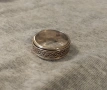 Красив оригинален сребърен (въртящ се) пръстен. 925. 4,5 гр., снимка 2