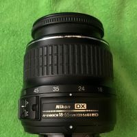 Обектив Nikon AF-S DX Zoom - Nikkor 18-55mm f/3.5-5.6G, снимка 1 - Обективи и филтри - 45099935