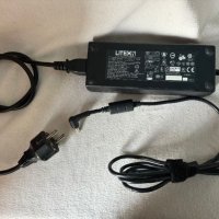 Оригинално зарядно за лаптоп Liteon 20V 6A 120W , Букса 5.5x2.5mm за Toshiba , Asus и др., снимка 1 - Кабели и адаптери - 45865371