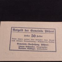 Банкнота НОТГЕЛД 50 хелер 1920г. Австрия перфектно състояние за КОЛЕКЦИОНЕРИ 48082, снимка 5 - Нумизматика и бонистика - 45571394