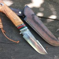 Нож ръчна изработка, снимка 10 - Ножове - 45685438
