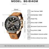 BERSIGAR Кварцов аналогов мъжки ръчен часовник Спортен 30M Водоустойчив Ежедневен военен стилен 

, снимка 6 - Мъжки - 45371759